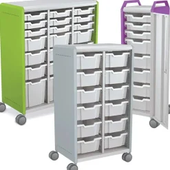 Compass H3 Tall Height Tray Storage Cabinets