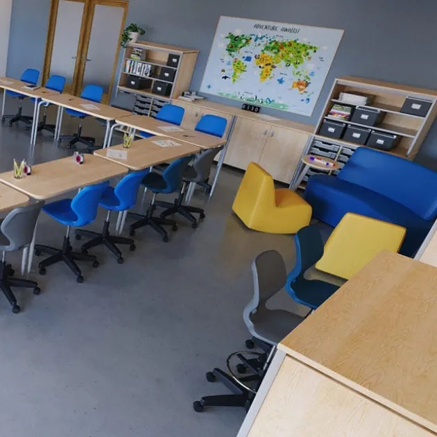 Constellate Double Mid Cluster Classroom Storage Cabinets