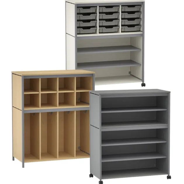Constellate Low + Mid Cluster Classroom Storage Cabinets
