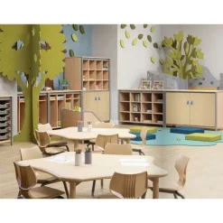 Constellate Mid + Low Cluster Classroom Storage Cabinets
