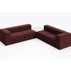 Conversa Collection 4-Seat Corner Sofa with Occasional Table