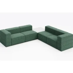 Conversa Collection 4-Seat Corner Sofa with Occasional Table