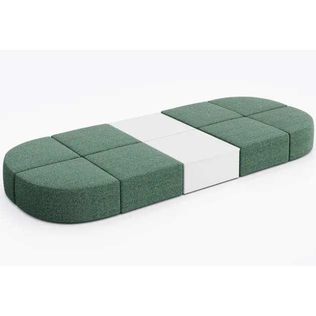 Conversa Collection 8-Seat Modular Lounge Seating & 2 Occasional Tables