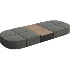 Conversa Collection 8-Seat Modular Lounge Seating & 2 Occasional Tables