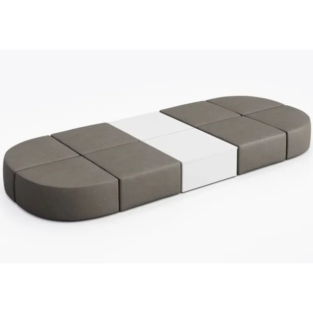 Conversa Collection 8-Seat Modular Lounge Seating & 2 Occasional Tables