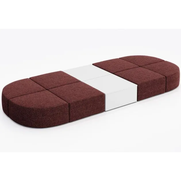 Conversa Collection 8-Seat Modular Lounge Seating & 2 Occasional Tables