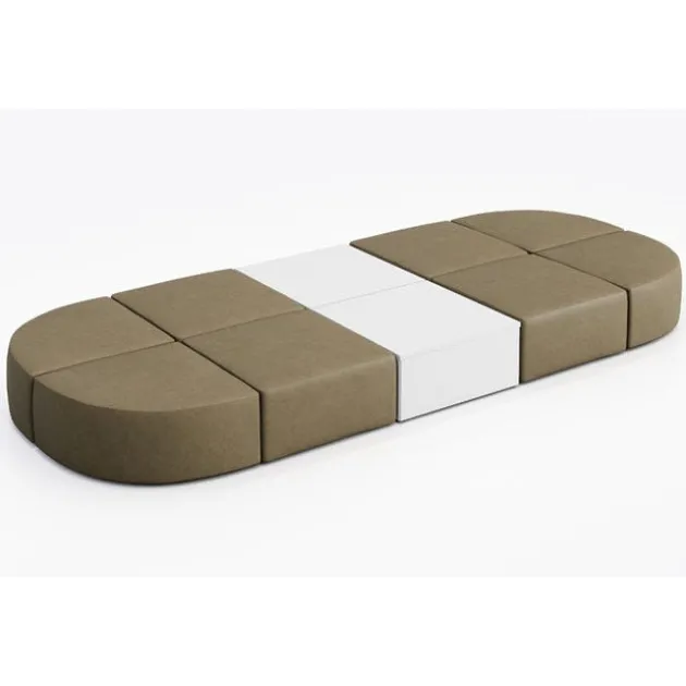 Conversa Collection 8-Seat Modular Lounge Seating & 2 Occasional Tables