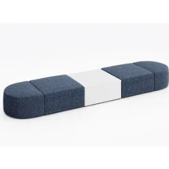 Conversa Collection 4-Seat Modular Lounge Seating & Occasional Table