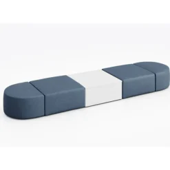 Conversa Collection 4-Seat Modular Lounge Seating & Occasional Table
