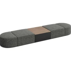 Conversa Collection 4-Seat Modular Lounge Seating & Occasional Table