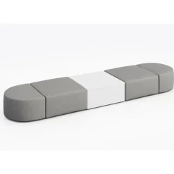 Conversa Collection 4-Seat Modular Lounge Seating & Occasional Table