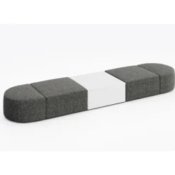 Conversa Collection 4-Seat Modular Lounge Seating & Occasional Table