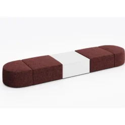 Conversa Collection 4-Seat Modular Lounge Seating & Occasional Table