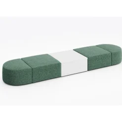 Conversa Collection 4-Seat Modular Lounge Seating & Occasional Table
