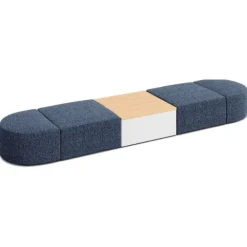 Conversa Collection 4-Seat Modular Lounge Seating & Occasional Table