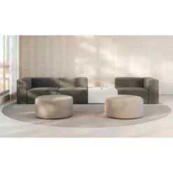 Conversa Collection 3-Seat Sofa with Occasional Table