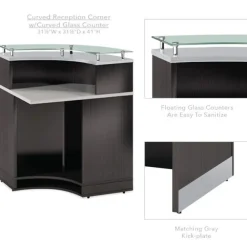 Cosmo Collection Curved Reception Typical (3-Unit)