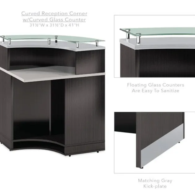 Cosmo Collection Curved Reception Typical (3-Unit)