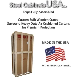 Counter Height Storage Cabinet with Laminate Top