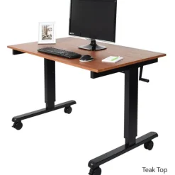 Crank Adjustable Stand Up Desk (60'' W)