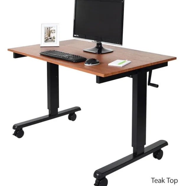 Crank Adjustable Stand Up Desk (60'' W)