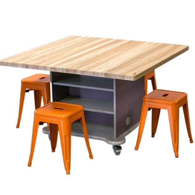 Creation Cube Storage Work Tables with Stools
