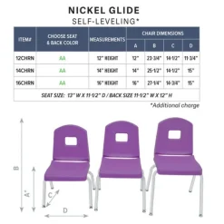 Creative Colors Stack Chair (14'' H - K-2nd)