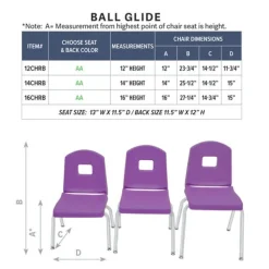 Creative Colors Stack Chair (16'' H - 2nd-4th)