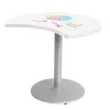 Crescent Activity Table with Dry Erase Top
