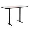 CT Series Rectangle Bar Height Cafe Tables