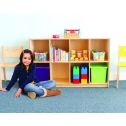 8 Cubby Backpack Storage Unit