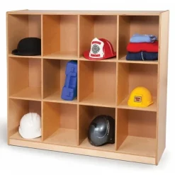 12 Cubby Backpack Storage Unit