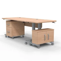 Cue Collection Pneumatic Teacher Desks