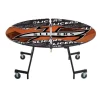 Customizable Mobile Cafeteria Table - 72'' Oval