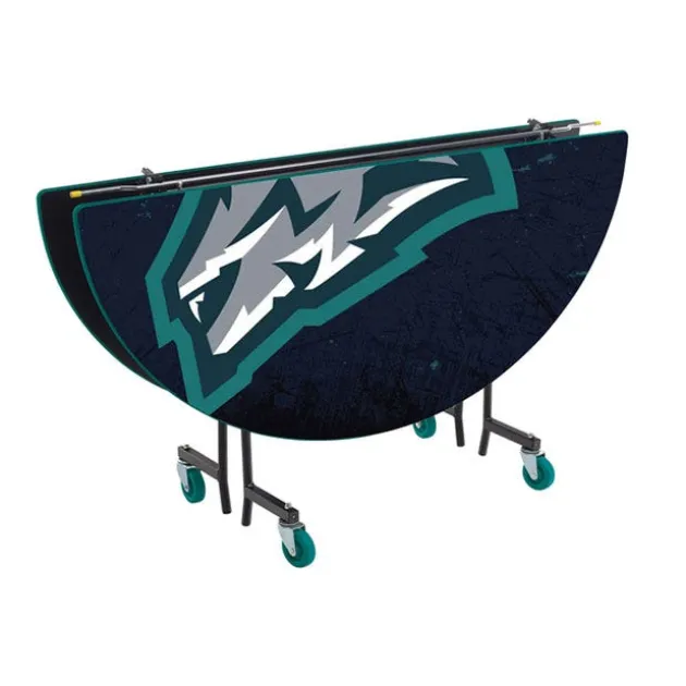 Customizable Mobile Cafeteria Table - 72'' Oval