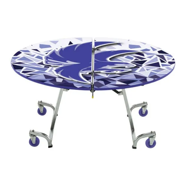 Customizable Mobile Cafeteria Table - 48'' Round