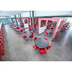 Customizable Mobile Cafeteria Table - 48'' Round