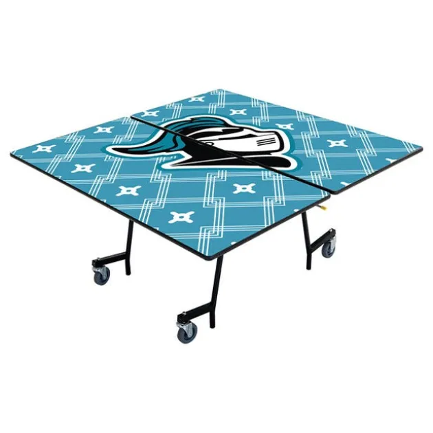 Customizable Mobile Cafeteria Table - 60'' Square