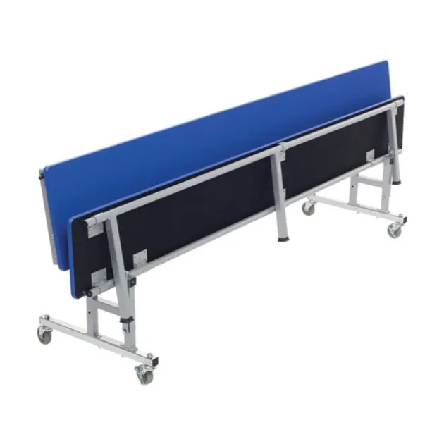 Customizable Mobile Cafeteria Convertible Bench Table - (8' L)