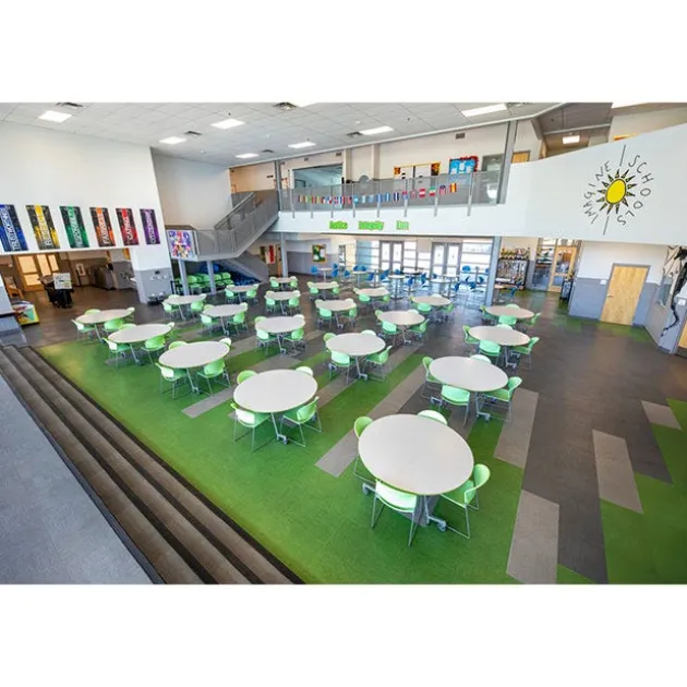 Customizable Mobile Cafeteria Table - 60'' Round