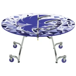 Customizable Mobile Cafeteria Table - 60'' Round