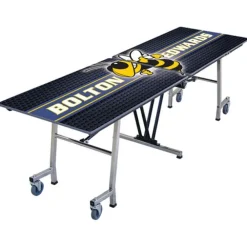 Customizable Mobile Rectangle Cafeteria Table - 8' L x 36'' W