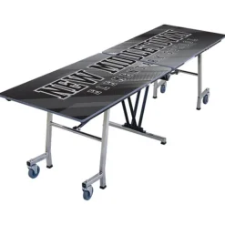 Customizable Mobile Rectangle Cafeteria Table - 8' L x 36'' W