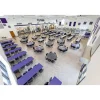 Customizable Mobile Rectangle Cafeteria Table - 12' L x 36'' W
