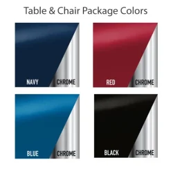 Deluxe Dry Erase Activity Table & Classic Student Chair Packages (30