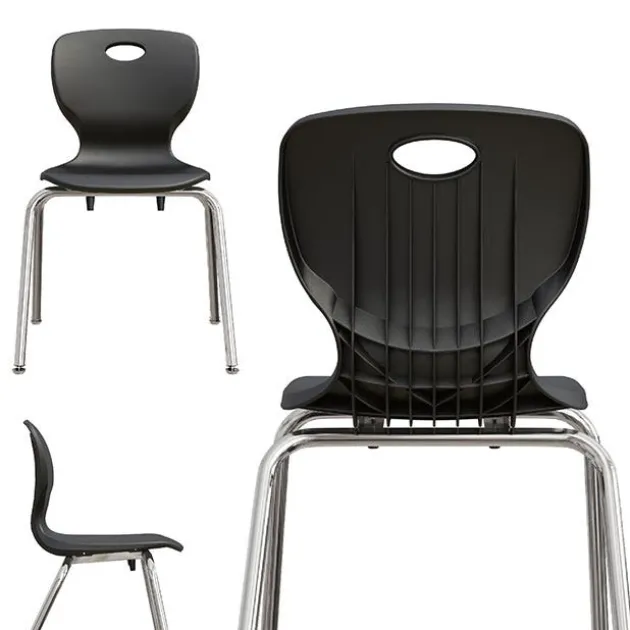 Deluxe Dry Erase Activity Table & Classic Student Chair Packages (60" Round - 1 Table & 6 Chairs)