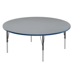 Deluxe HPL Activity Table & Classroom Student Chair Package (60" Round - 1 Table & 6 Chairs)