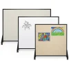 Display Divider Panels Vinyl Tackboard and White Markerboard