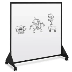 Display Divider Panels Vinyl Tackboard and White Markerboard