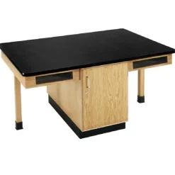 Double Face Science Tables with Storage